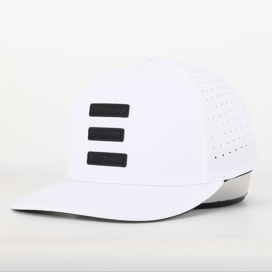 Finish Line Series Hat - White - AutoRenu