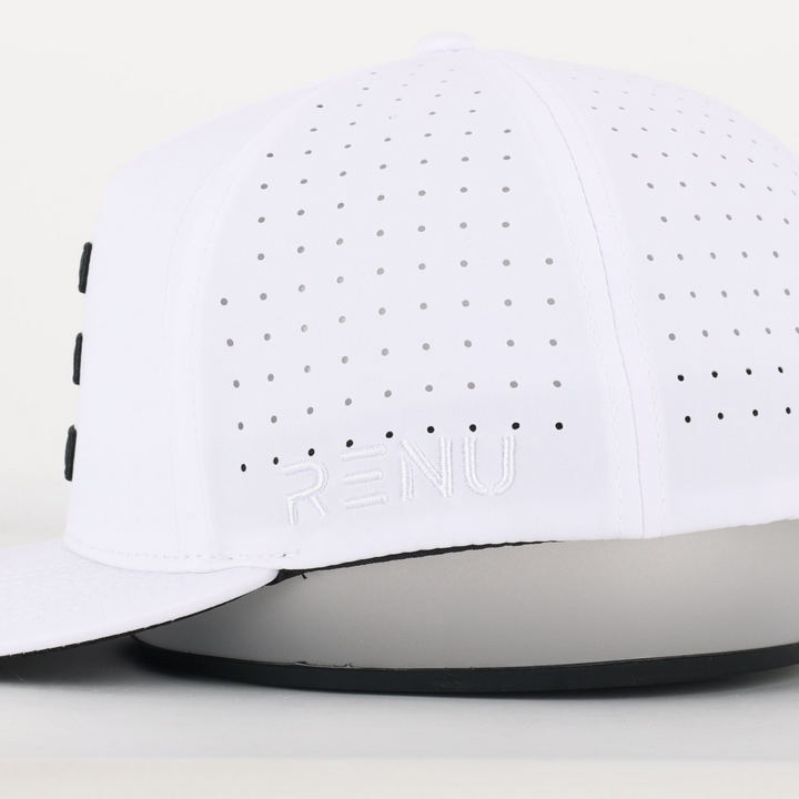 Finish Line Series Hat - White - AutoRenu