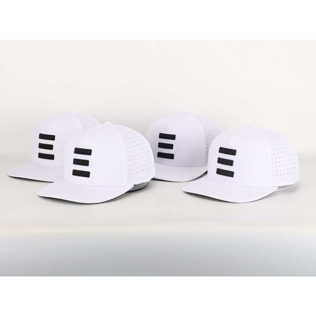 Finish Line Series Hat - White - AutoRenu