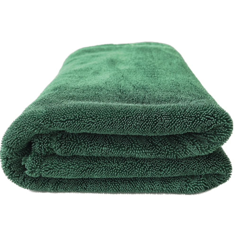 Big Green Twisted-Loop Drying Towel 36x24 - AutoRenu 