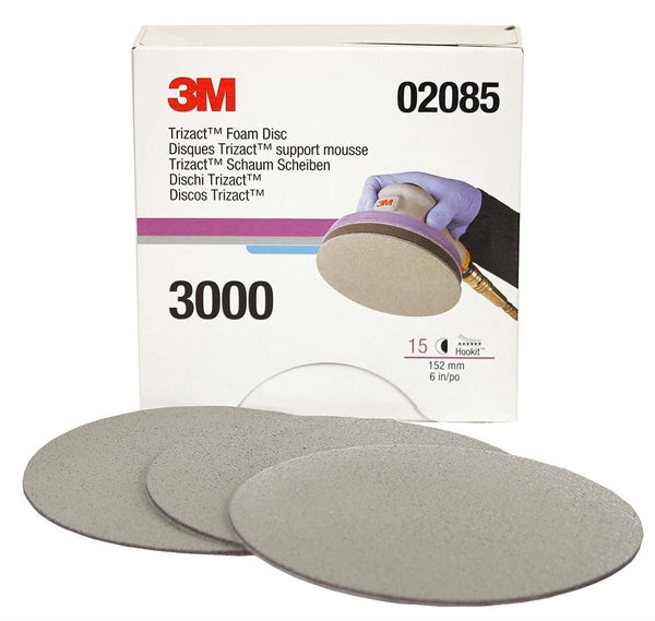 3M Trizact Hookit Foam Sanding Disc - AutoRenu 