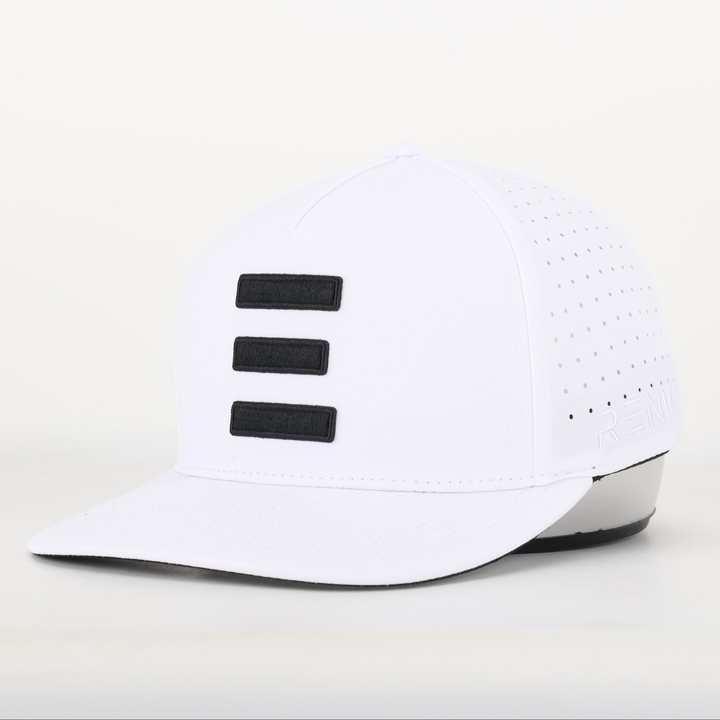 Finish Line Series Hat - White