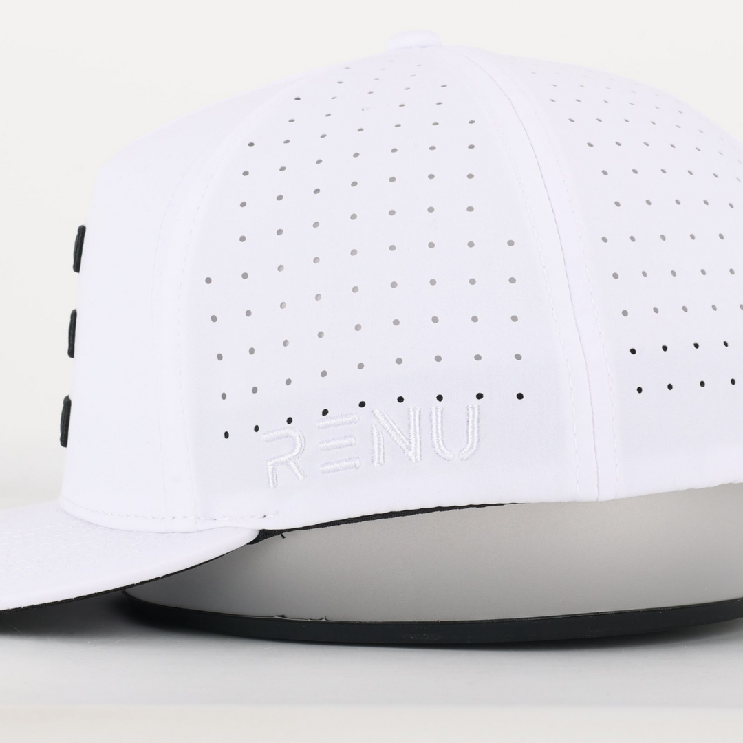 Finish Line Series Hat - White