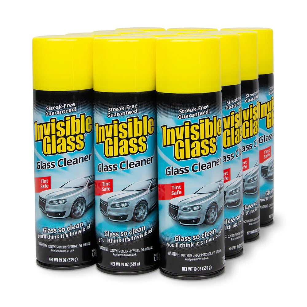 Aerosol Invisible Glass Glass Cleaner (Case of 12) 19oz