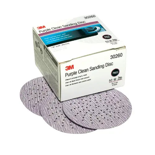 3M 3’’ PURPLE CLEAN SANDING DISC P800