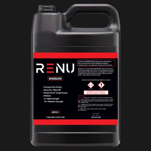 Degreaser Concentrate 4-1 or 10-1 Dilution (1 Gallon) - AutoRenu 