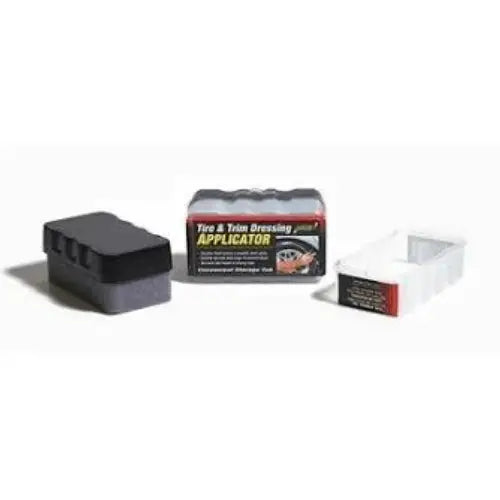 AutoRenu Tire &amp; Trim Dressing Applicator for professional car detailing, designed for easy application of tire and trim dressings.