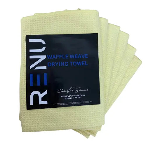 AutoRenu PT Waffle Towels (Pack of 6)
