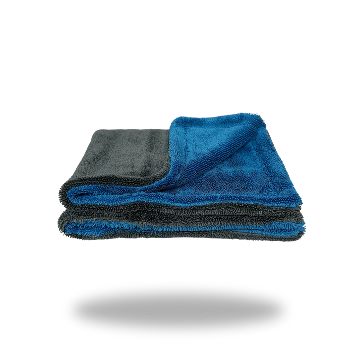 AutoRenu Twisted Loop Dual-Face Microfiber Drying Towel for vehicle cleaning, plush and absorbent for quick, streak-free drying.